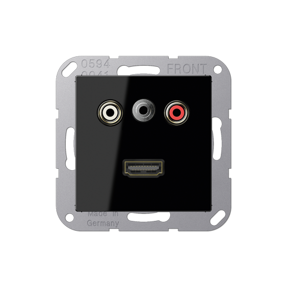 Мультимедійна розетка RCA/TRS/HDMI