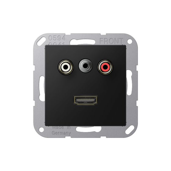 Мультимедійна розетка RCA/TRS/HDMI