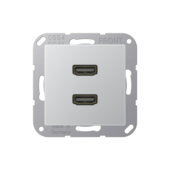 Мультимедійна розетка 2xHDMI