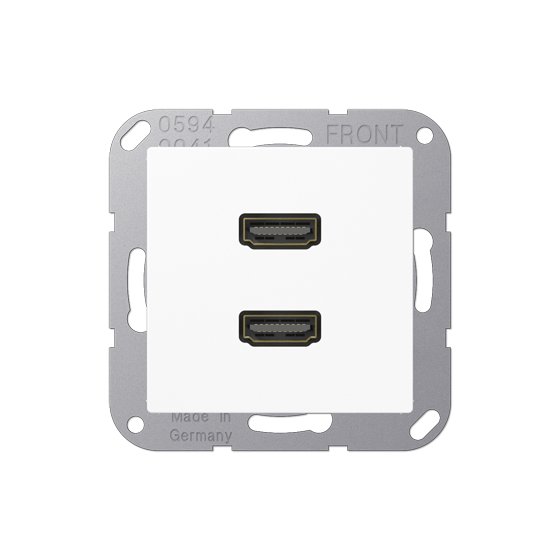 Мультимедійна розетка 2xHDMI