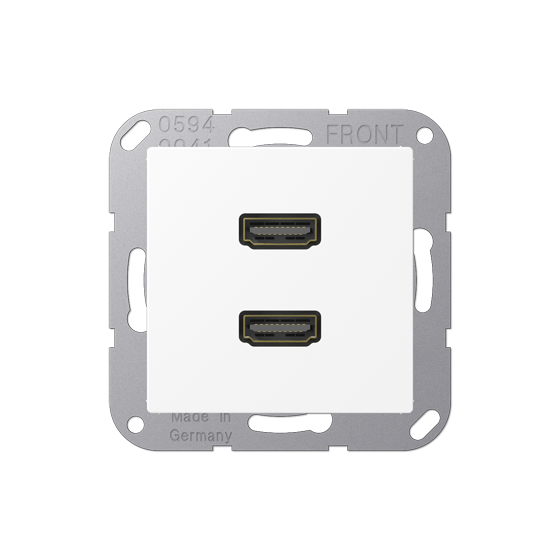 Мультимедійна розетка, 2хHDMI