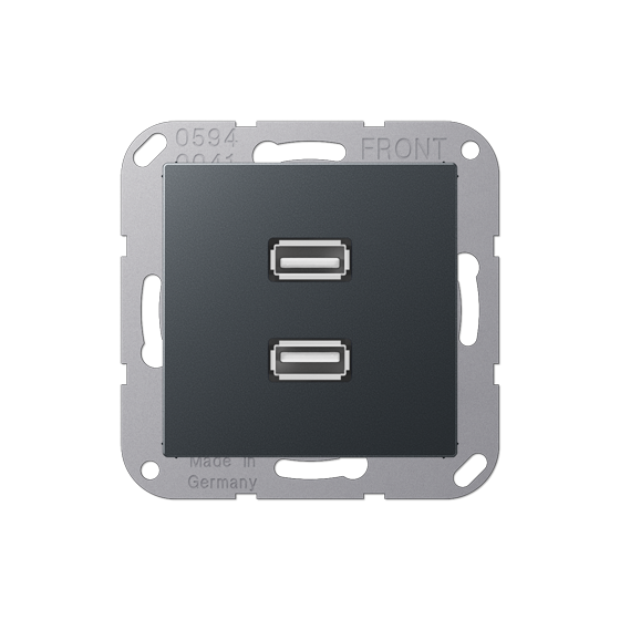 Мультимедійна розетка 2xUSB