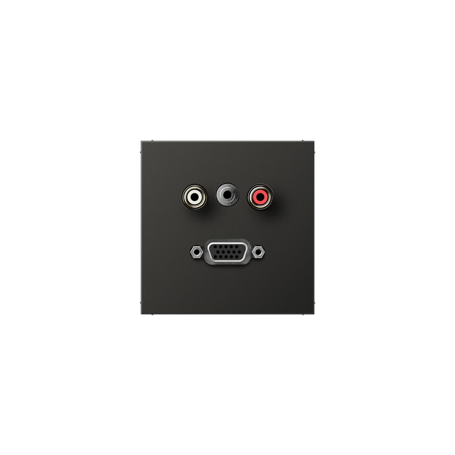 Мультимедійна розетка RCA/TRS/VGA