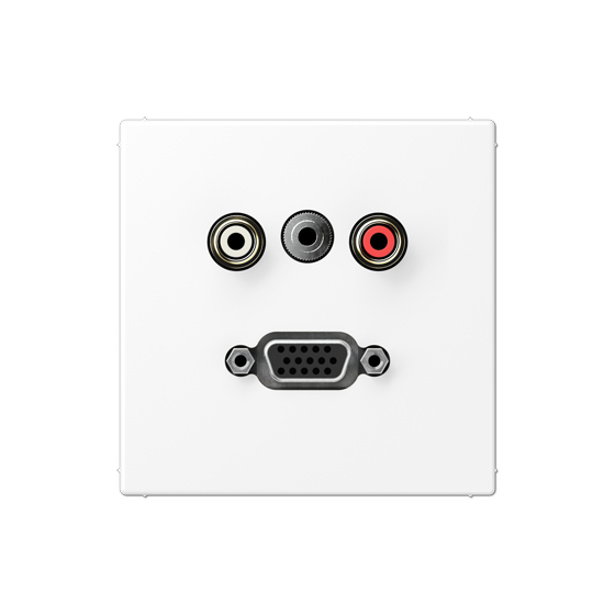 Мультимедійна розетка RCA/TRS/VGA