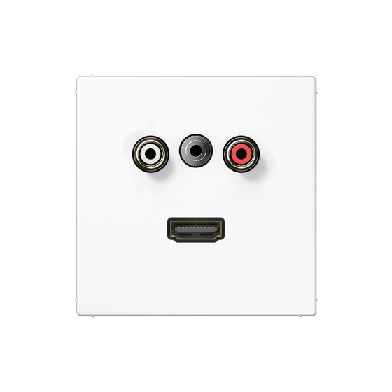 Мультимедійна розетка RCA/TRS/HDMI