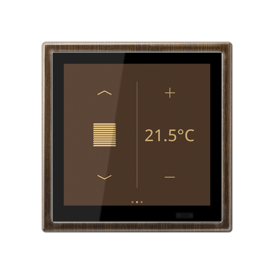 Кімнатний контролер LS TOUCH KNX з рамкою
