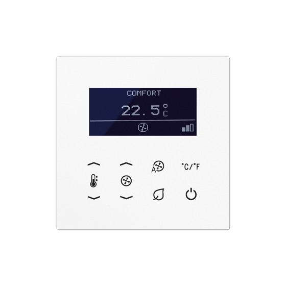 Термостат кімнатний для 2x/4х-трубного фанкойла KNX